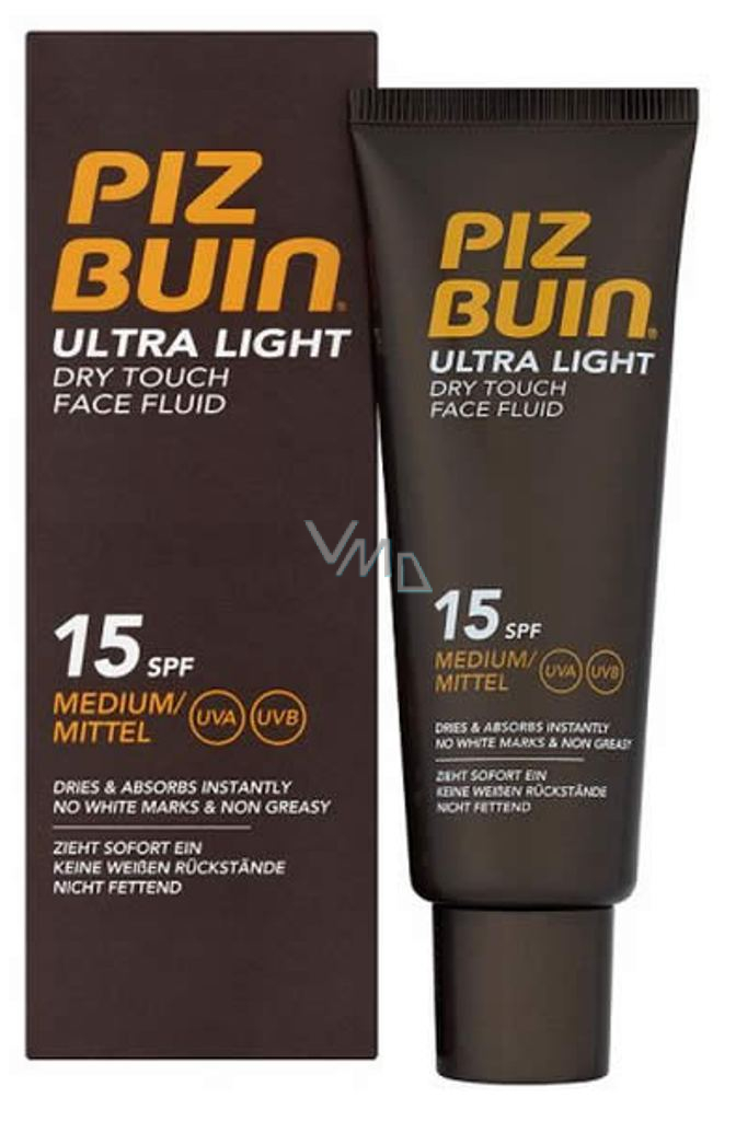 Buin Ultra Light SPF15 ultra light moisturizing fluid for tanning 50 ml - VMD - drogerie