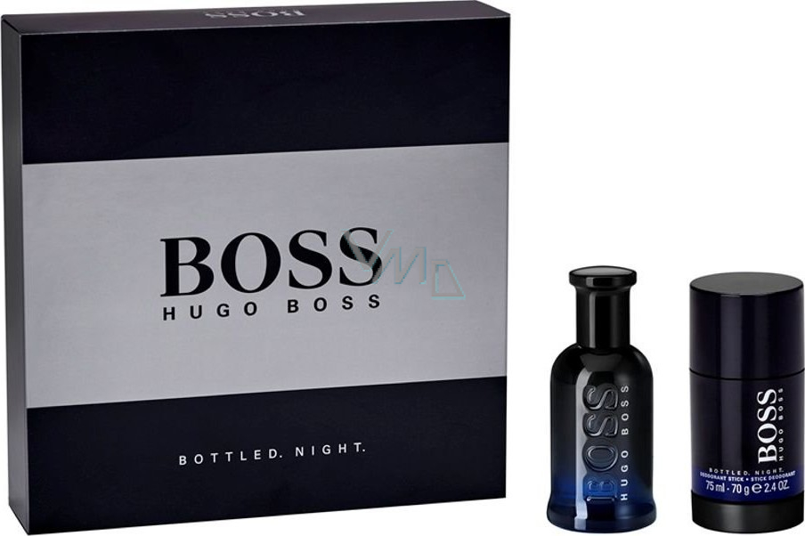 vrek Dwang spuiten Hugo Boss Boss Bottled Night eau de toilette for men 50 ml + deodorant  stick 75 ml, gift set - VMD parfumerie - drogerie