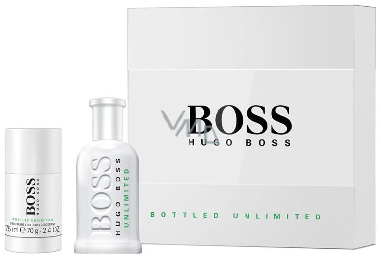 Hugo Boss Boss Bottled Unlimited eau de toilette men 100 + deodorant stick 75 ml, set - VMD - drogerie