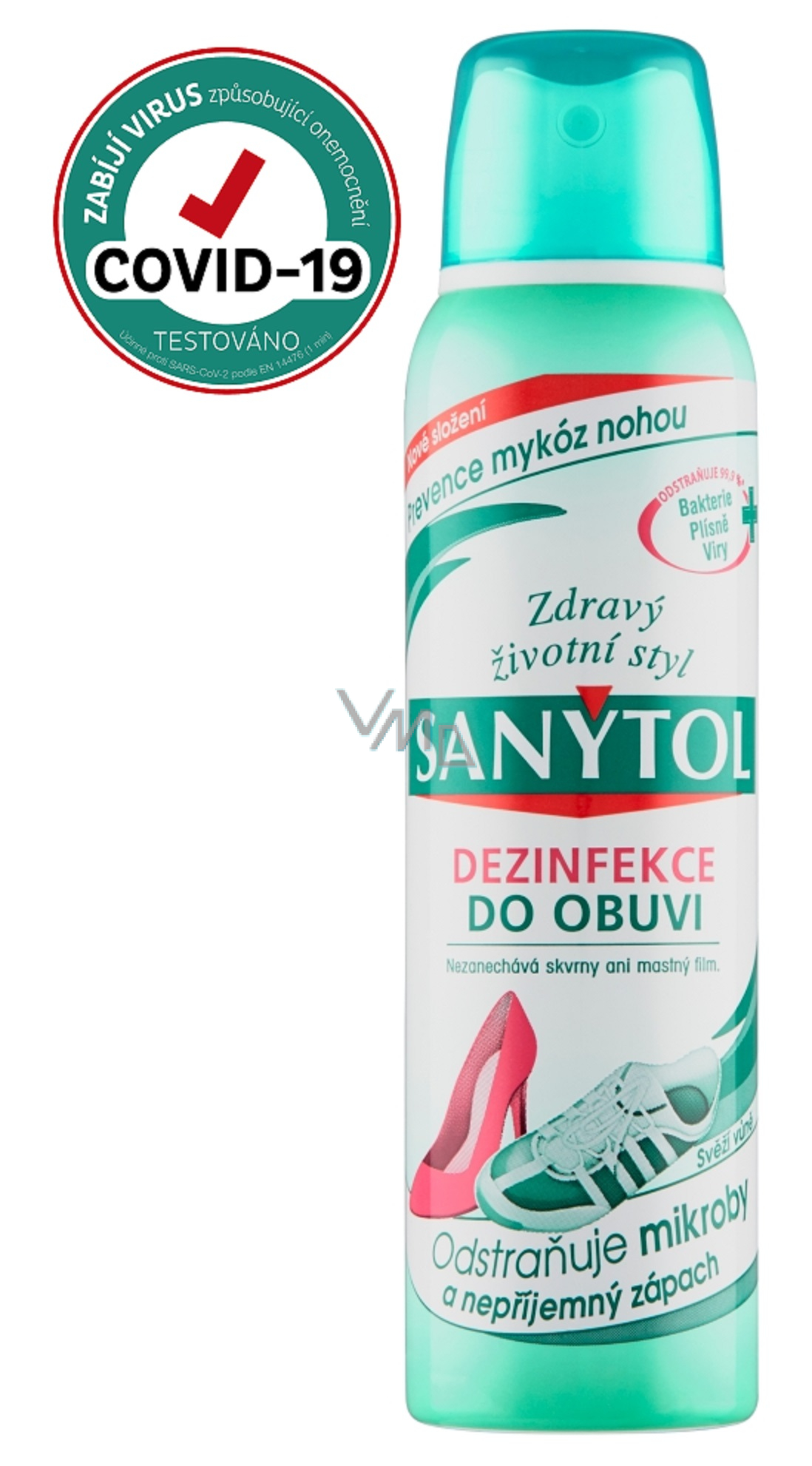 Sanytol Disinfection for shoes removes microbes and unpleasant odor spray  150 ml - VMD parfumerie - drogerie