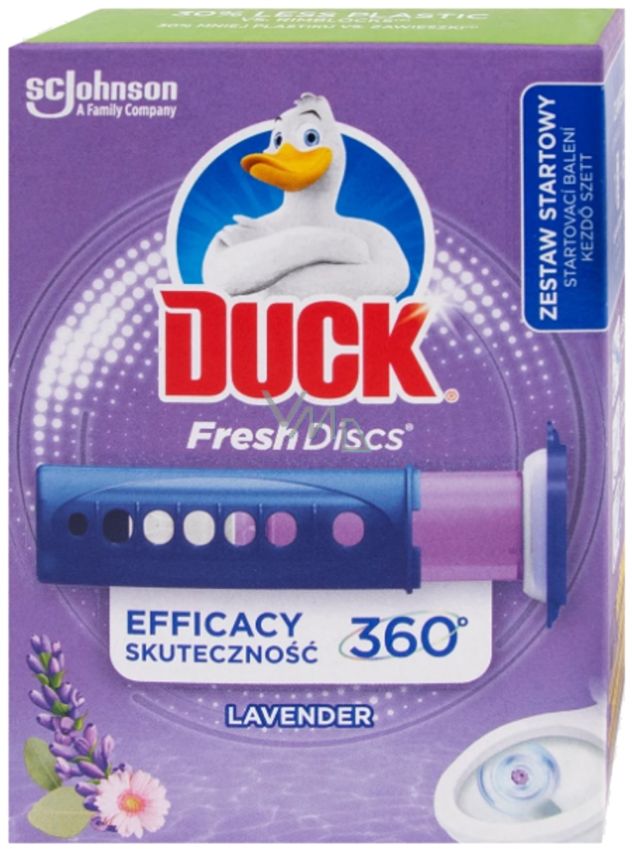 Duck Fresh Discs Lavender WC gel for hygienic cleanliness and freshness of  your toilet 36 ml - VMD parfumerie - drogerie