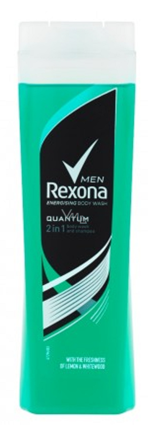 nuance Perle Bliv Rexona Men Quantum 2in1 shower gel and shampoo for men 250 ml - VMD  parfumerie - drogerie