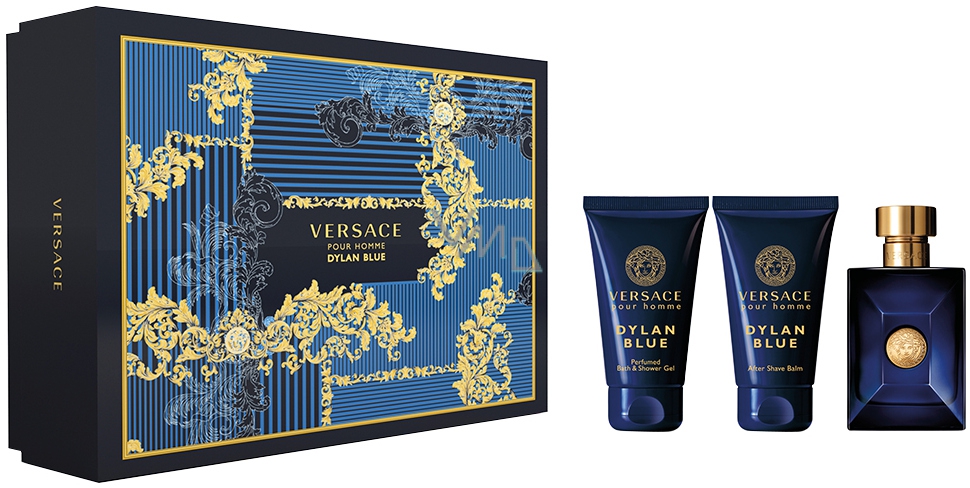 Koken Legacy Stof Versace Dylan Blue Eau de Toilette for Men 50 ml + shower gel 50 ml +  aftershave 50 ml, gift set - VMD parfumerie - drogerie