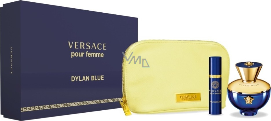 Versace Dylan Blue pour Femme perfumed water for women 100 ml perfumed water 10 ml case gift set VMD parfumerie drogerie
