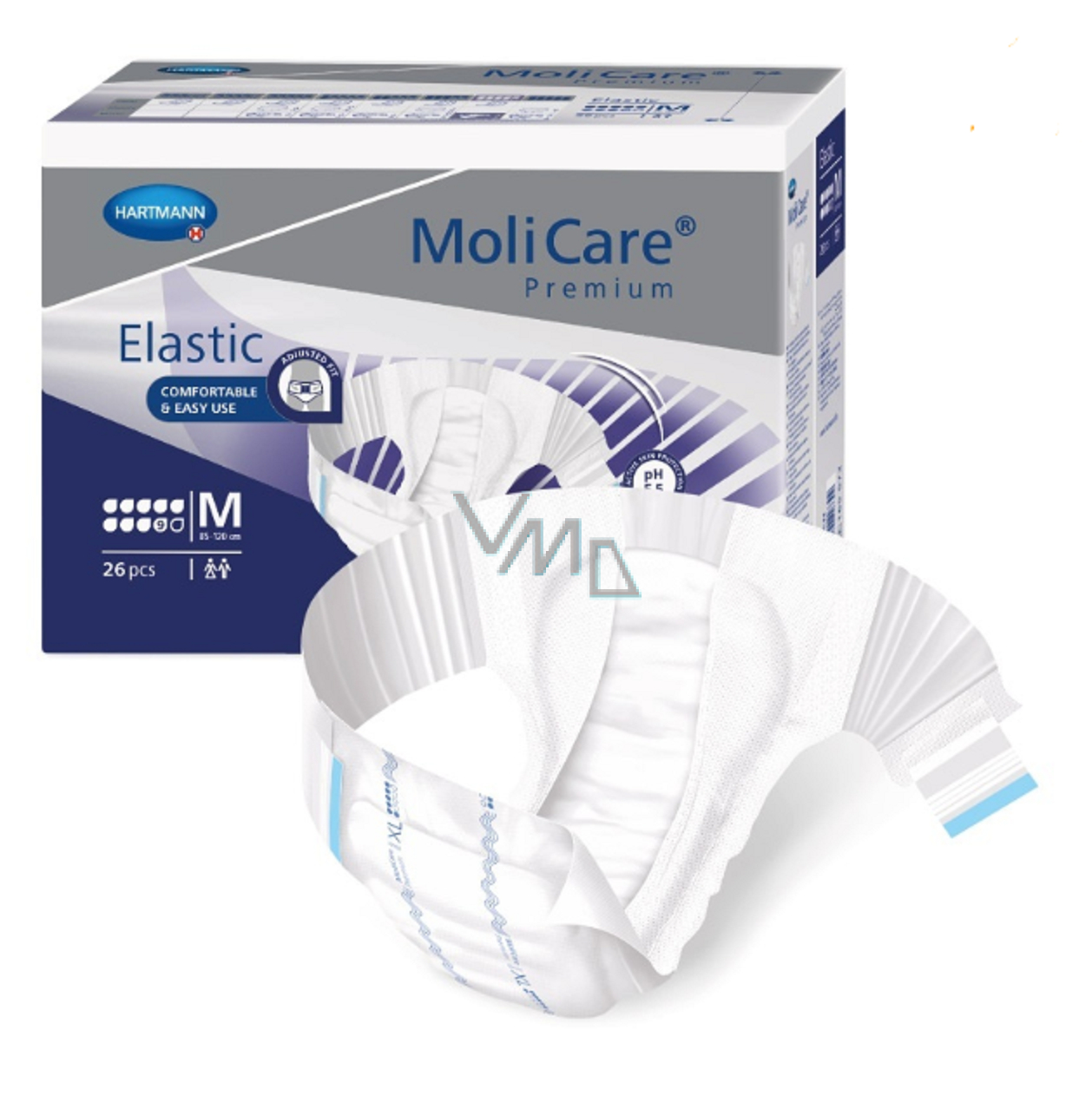 MoliCare Premium Elastic L 115 - 145 cm, 9 drops incontinence