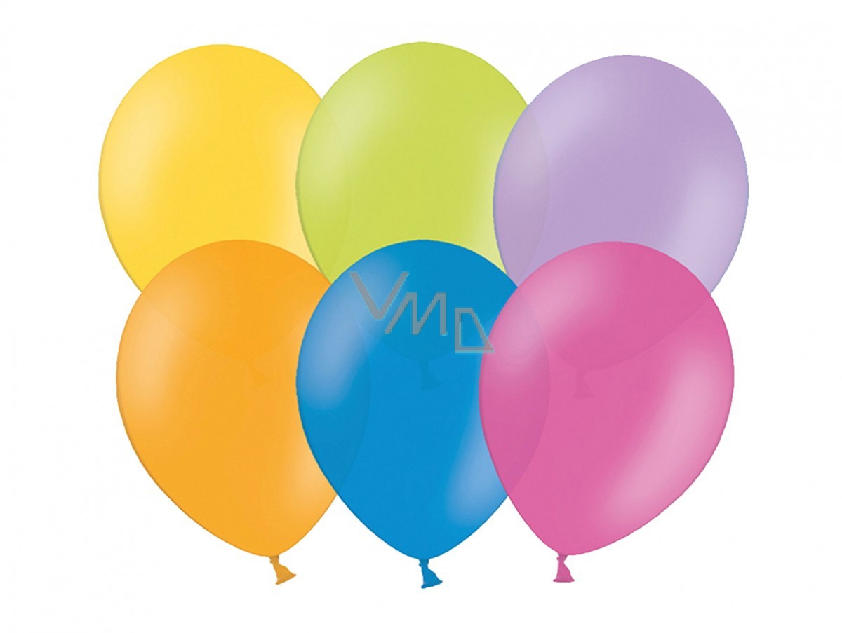 10" Party Balloons 25cm Purple & Orange 5 of Each Colour 