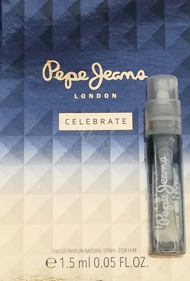 Several Prevail I am sick Pepe Jeans Celebrate for Him perfumed water 1.5 ml with spray, vial - VMD  parfumerie - drogerie
