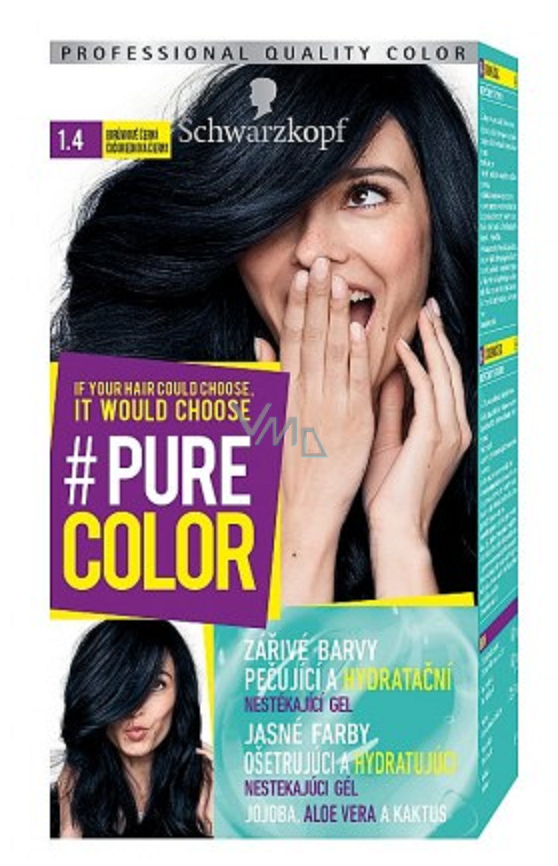 Schwarzkopf Pure Color Washout hair color 1.40 Blueberry black 60 ml - VMD  parfumerie - drogerie