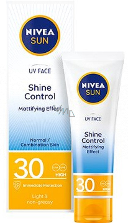 opschorten machine sieraden Nivea Sun Shine Control OF 30 opaque sunscreen 50 ml - VMD parfumerie -  drogerie