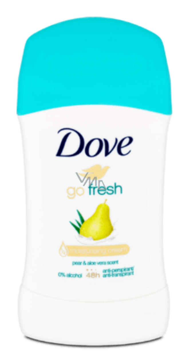 Kreet gips Auto Dove Go Fresh Pear and Aloe Vera antiperspirant deodorant stick for women  40 ml - VMD parfumerie - drogerie