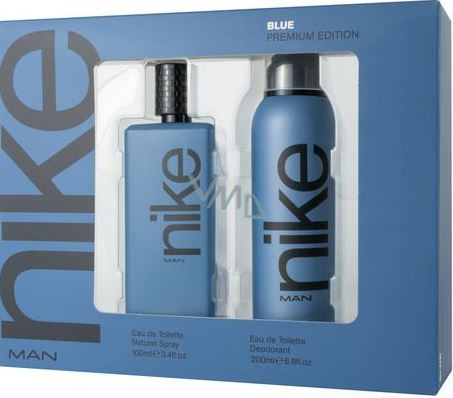 Nike Blue Premium eau de for men 100 ml + deodorant spray ml, gift set - VMD parfumerie - drogerie