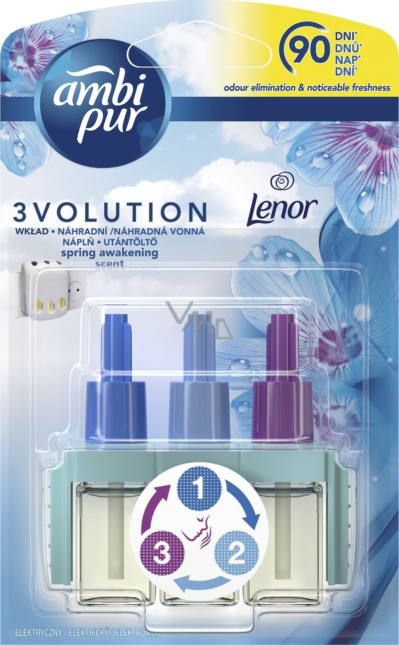Ambi Pur 3 Volution Spring Awakening electric freshener refill 3 x 20 ml -  VMD parfumerie - drogerie