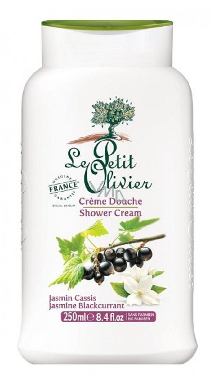 Le Petit Olivier Jasmine and black currant shower cream 250 ml