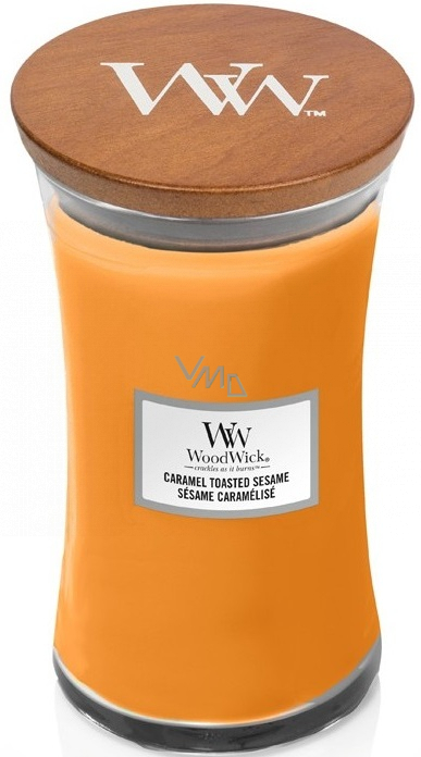 WoodWick Petite Candle Caramel Toasted Sesame 