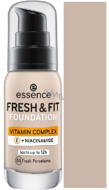 Essence Fresh & Fit liquid make-up with vitamin complex 05 Fresh Porcelaine  30 ml - VMD parfumerie - drogerie