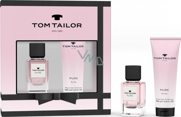 Tom Tailor Pure for Her eau de toilette for women 30 ml + shower gel 100  ml, gift set for women - VMD parfumerie - drogerie