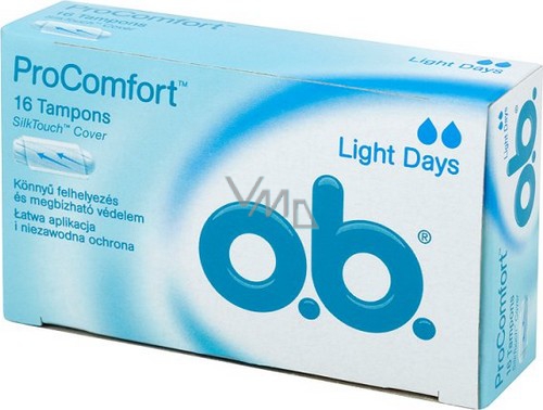 o.b. ProComfort Light Days tampons 16 pieces - VMD parfumerie