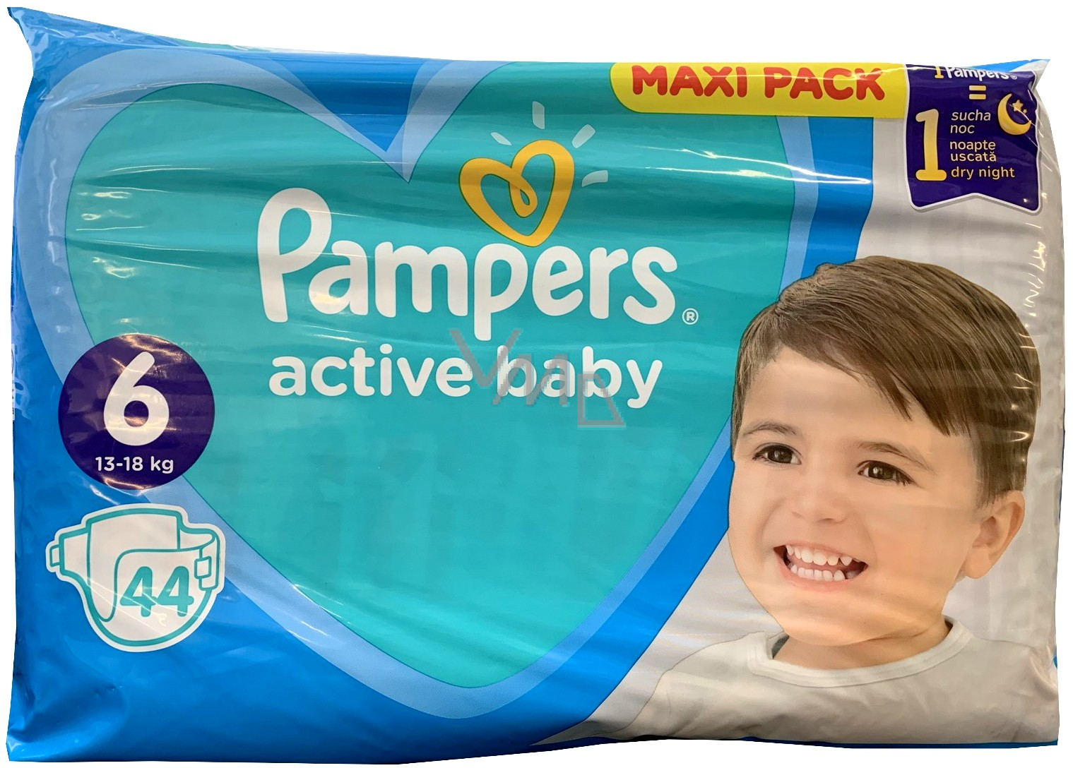 Pampers Active Baby size 13 - 18 kg diaper panties 44 pcs VMD parfumerie drogerie