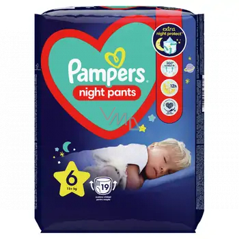 Pampers Night Pants size 6, 15+ diaper panties 19 pcs - VMD