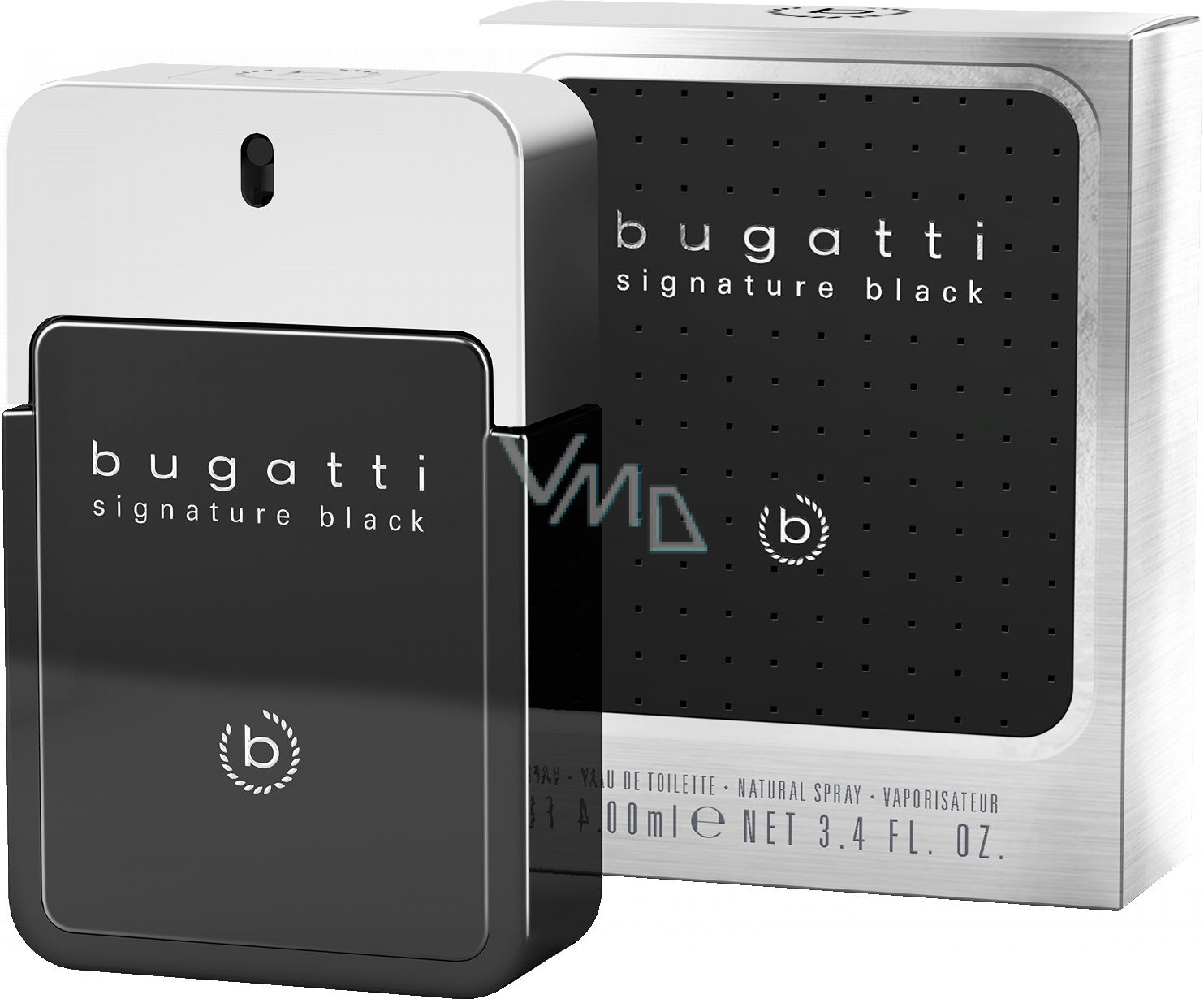 Signature Black de ml for men drogerie - 100 Eau parfumerie Bugatti VMD - Toilette