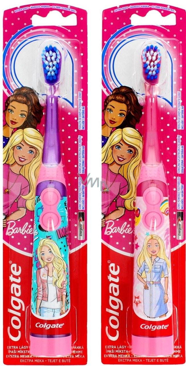 Colgate Barbie electric toothbrush for children from 3 years different types VMD parfumerie drogerie