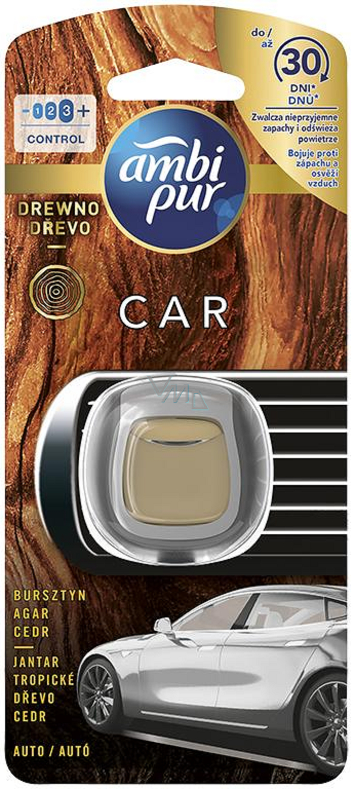 Ambi Pur Car Jaguar Wood car air freshener scented pin 2 ml - VMD  parfumerie - drogerie