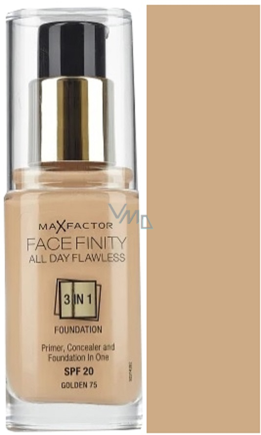 Max Factor Facefinity All Day Flawless 3in1 Make-up 75 Golden 30 ml - VMD  parfumerie - drogerie