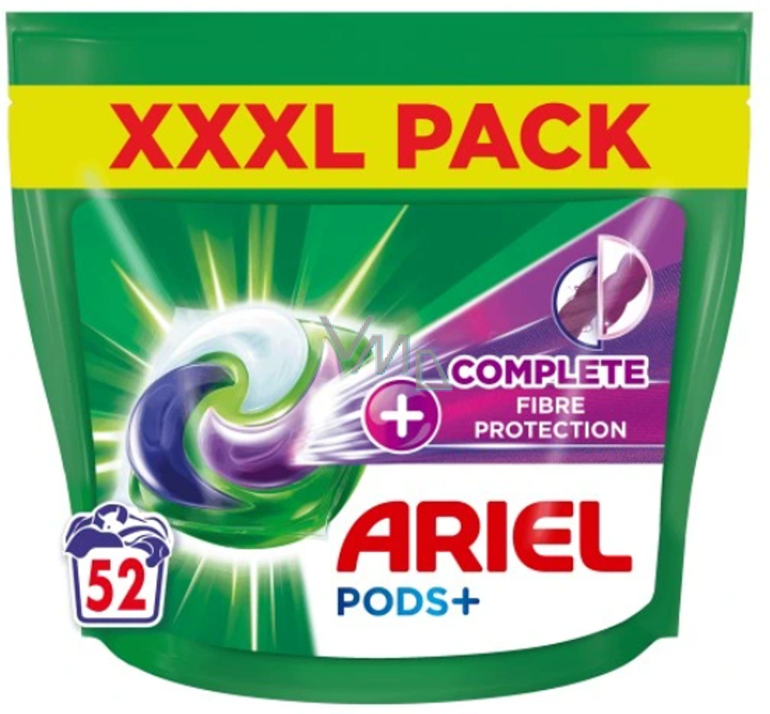 Ariel Pods+ Complete Care Fiber Protection gel capsules for coloured  laundry 52 pcs - VMD parfumerie - drogerie