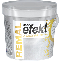 REMAL Color Effect washable decorative paint, 0900 silver, 400 g