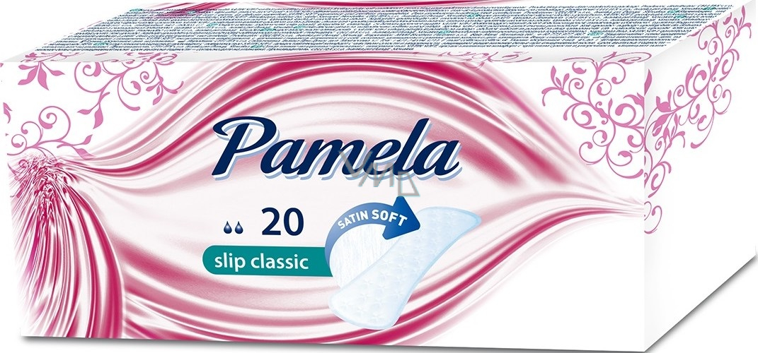 Pamela Slip Classic Satin Soft panty intimate insoles 20 pieces