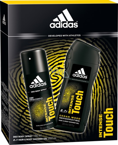 pase a ver anchura Precioso Adidas Intense Touch body deodorant 150 ml + shower gel 250 ml, cosmetic  set for men - VMD parfumerie - drogerie