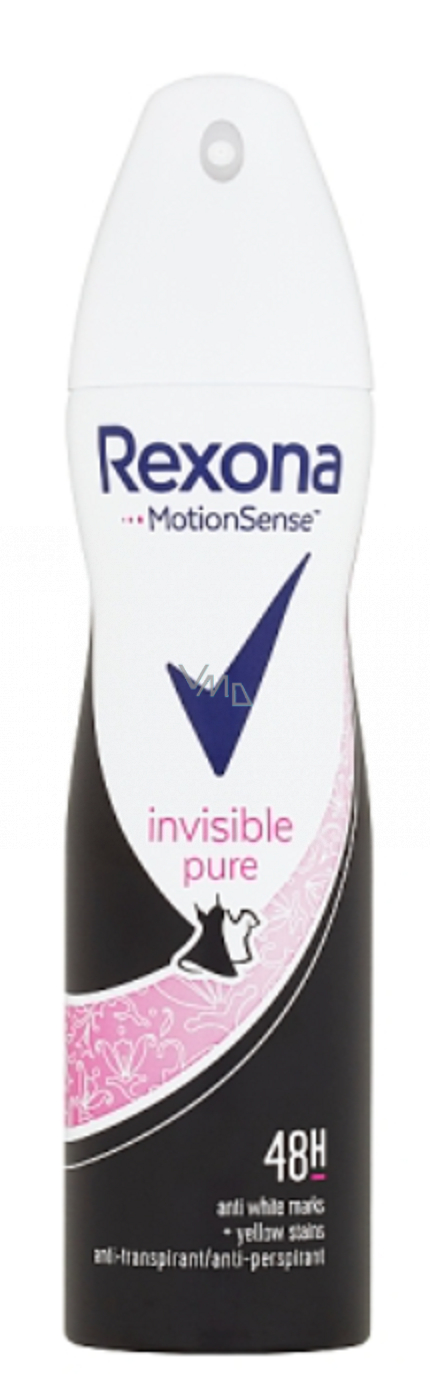 Rexona Invisible Pure antiperspirant deodorant spray for women 150 ml - VMD  parfumerie - drogerie