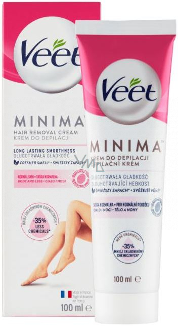 Veet Minima depilatory cream for normal skin 100 ml - VMD parfumerie -  drogerie