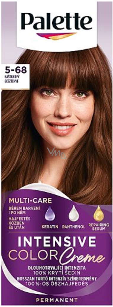 Schwarzkopf Palette Intensive Color Creme hair color shade 5-68 Chestnut R4  - VMD parfumerie - drogerie