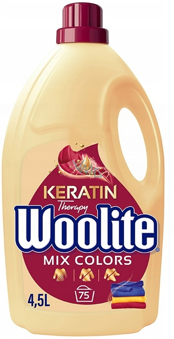 Woolite Keratin Therapy Mix Colors washing gel for coloured clothes with  keratin 75 doses 4,5 l - VMD parfumerie - drogerie