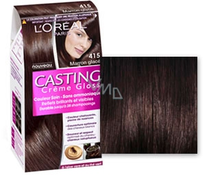 Loreal Paris Casting Creme Gloss Hair Color 415 Ice Chestnut - VMD  parfumerie - drogerie