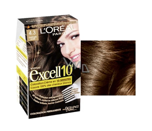 Loreal Excell 10 Hair Color  Brown Gold - VMD parfumerie - drogerie