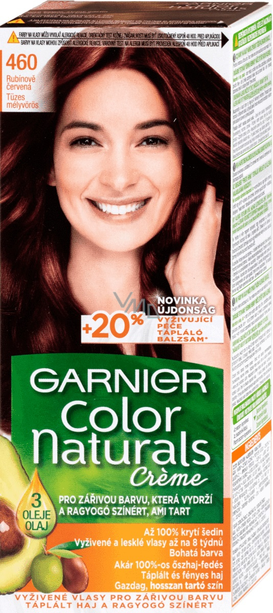 Garnier Color Naturals Hair Color 460 Ruby Red - VMD parfumerie - drogerie