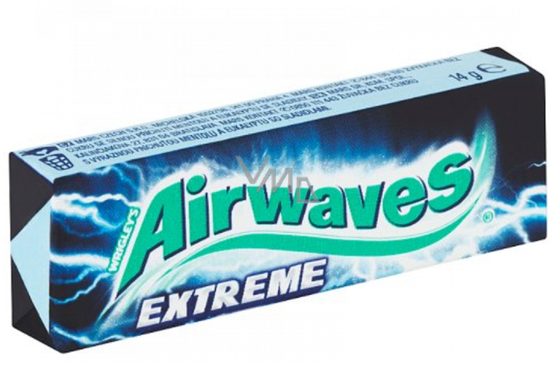 Wrigley with Airwaves Extreme dragee gum 10 pieces, 14 g - VMD