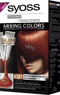 Halloween Nominaal vrije tijd Syoss Mixing Colors Glam Metallics Hair Color 6-27 Metallic Copper Red -  VMD parfumerie - drogerie