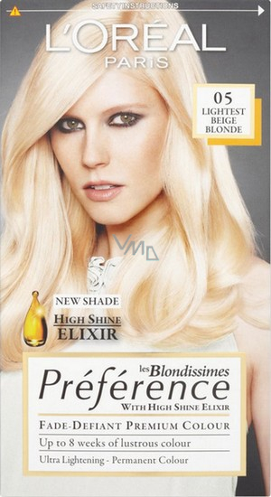 Loreal Paris Préférence Blondissimes hair color B05 very light beige blond  - VMD parfumerie - drogerie