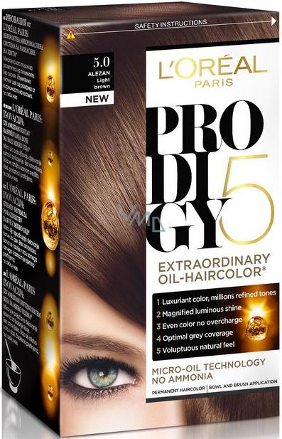 Loreal Paris Prodigy 5 Hair Color  Light Brown - VMD parfumerie -  drogerie