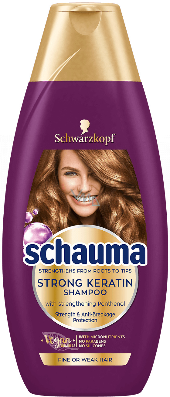 lærebog Kriger Beskæftiget Schauma Keratin Strong strengthening shampoo for fine or weak hair 250 ml -  VMD parfumerie - drogerie
