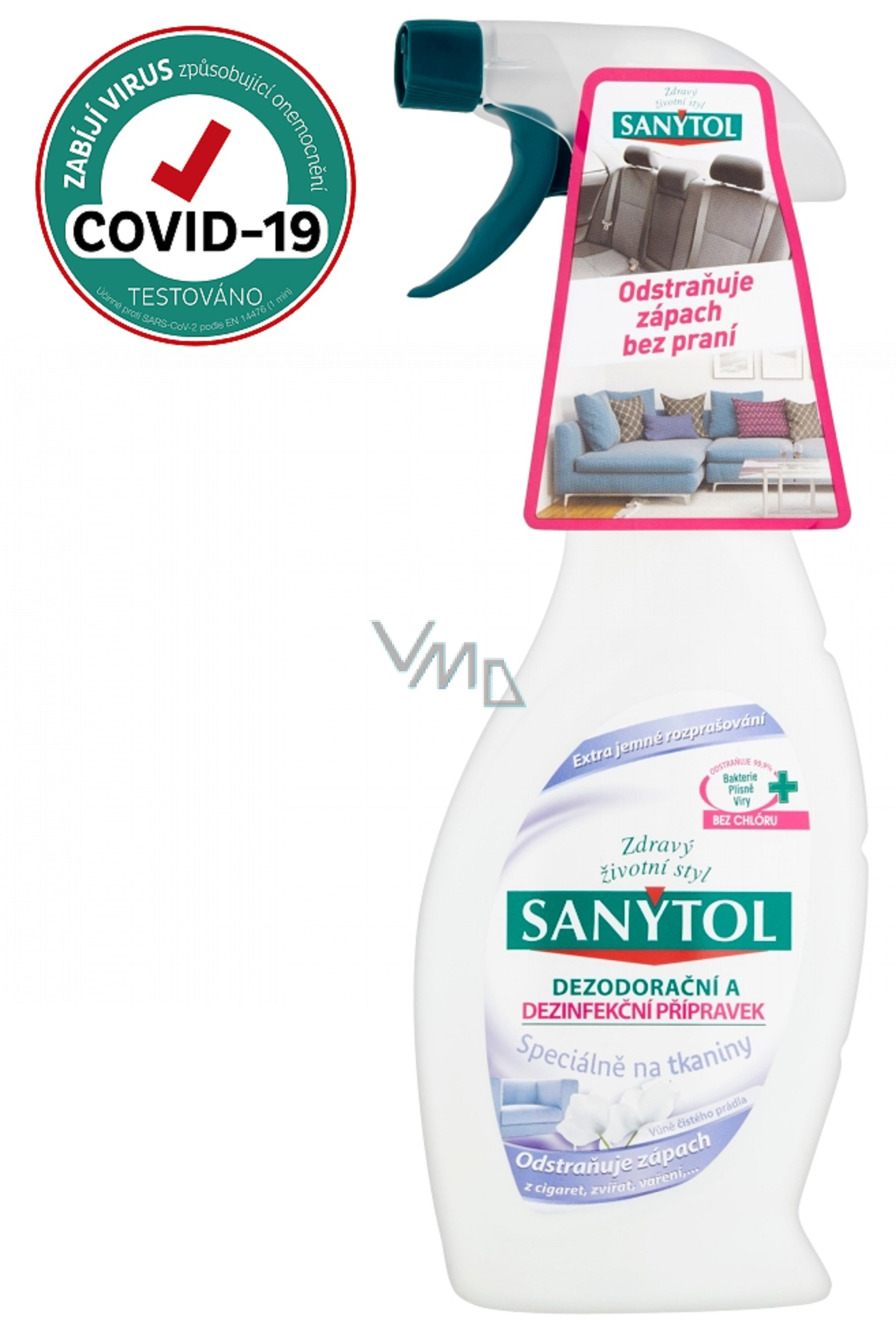 Sanytol Deodorant and disinfectant especially for fabric spray 500 ml - VMD  parfumerie - drogerie