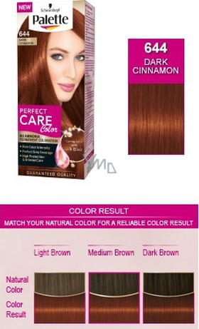 Schwarzkopf Palette Perfect Color Care hair color 644 Dark cinnamon - VMD  parfumerie - drogerie