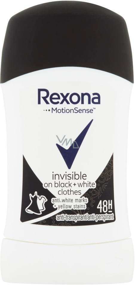 Rexona On Black + White Clothes antiperspirant deodorant stick for women 50 - VMD parfumerie - drogerie