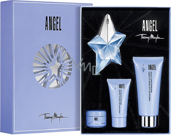Thierry Mugler Angel water 25 ml + body lotion 100 ml + shower gel ml + body 15 ml, gift set - VMD parfumerie - drogerie