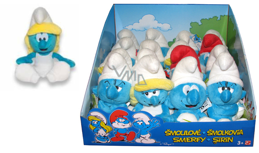 Smurfs Soft Plush Toys - 3 Assorted (20cm)