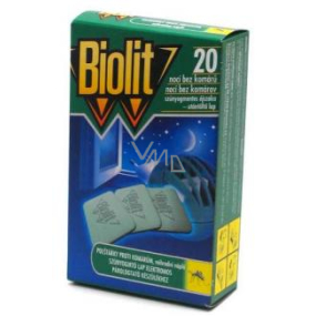 Biolit Pads for electric mosquito repellent refill 20 pieces