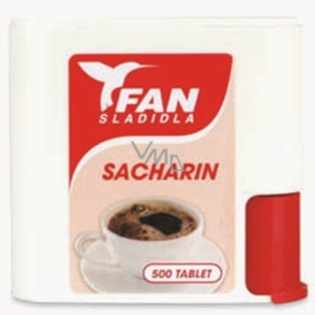 Fan Sacharin Artificial sweetener 500 tablets in 30 g dispenser